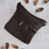 Kožená dámska hnedá crossbody kabelka Paolo Peruzzi "PALOMA"