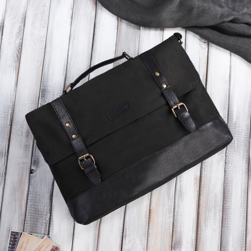 Pánska čierna aktovka Paolo Peruzzi "MELVIN"