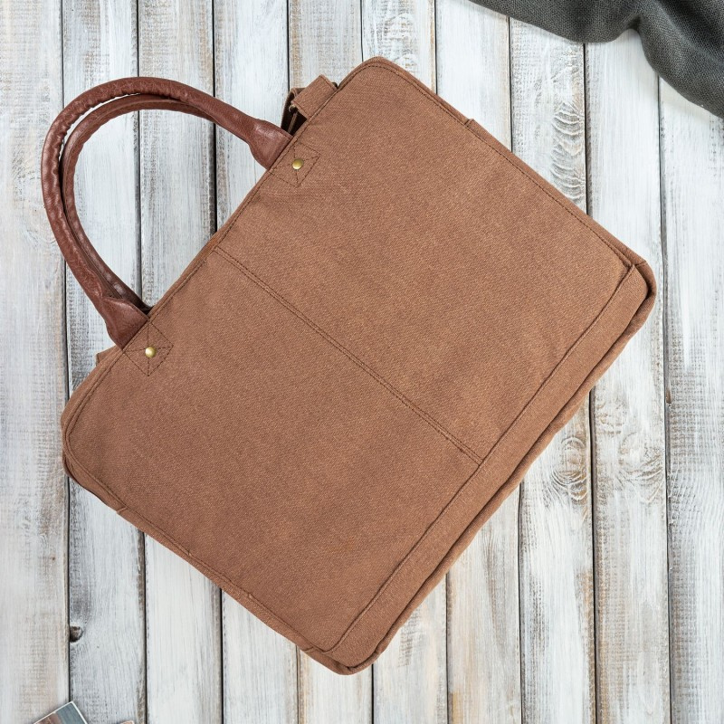 Pánska hnedá taška na notebook Paolo Peruzzi "MANUEL"