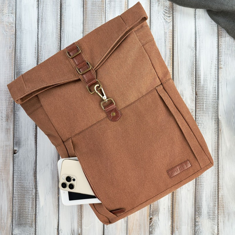 Pánsky hnedý batoh Paolo Peruzzi "MAURICIO"