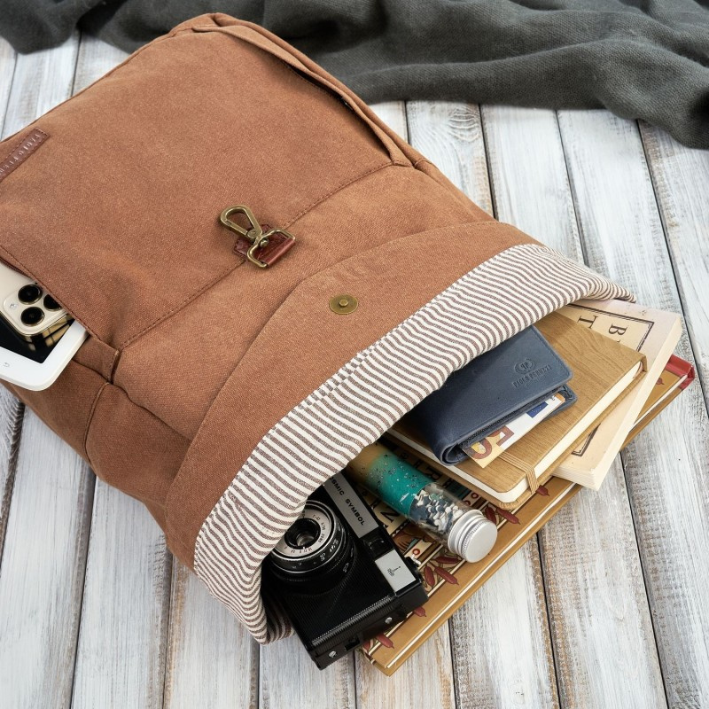 Pánsky hnedý batoh Paolo Peruzzi "MAURICIO"