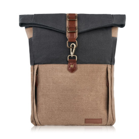 Pánsky béžovo-čierny batoh Paolo Peruzzi "MAURICIO"