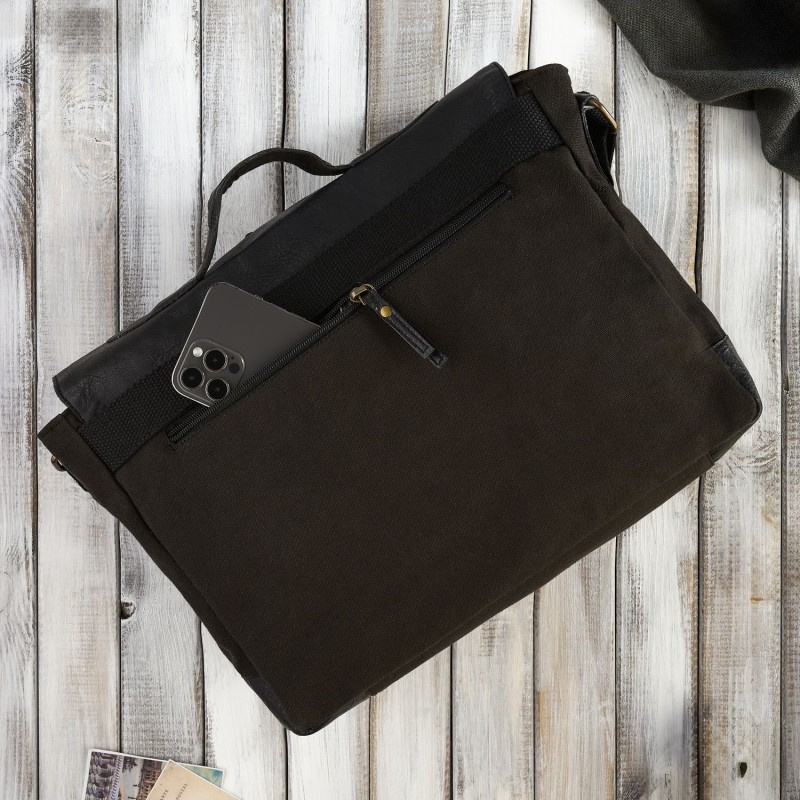 Pánska čierna aktovka Paolo Peruzzi "AMADEUS"