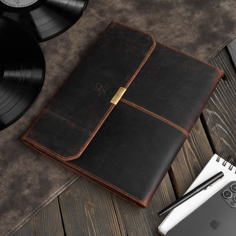 Kožený hnedý organizér Paolo Peruzzi "TRINIDAD"