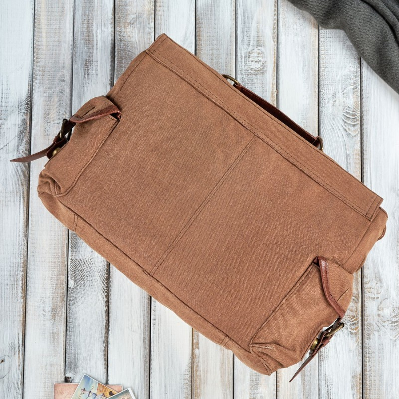 Pánska hnedá taška na rameno Paolo Peruzzi "PEDRO"