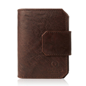 Kožená dámska hnedá peňaženka Paolo Peruzzi "FREYA"