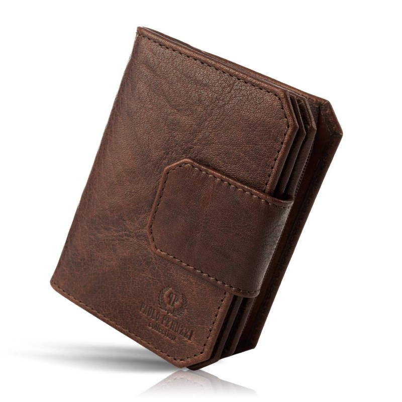 Kožená dámska hnedá peňaženka Paolo Peruzzi "FREYA"