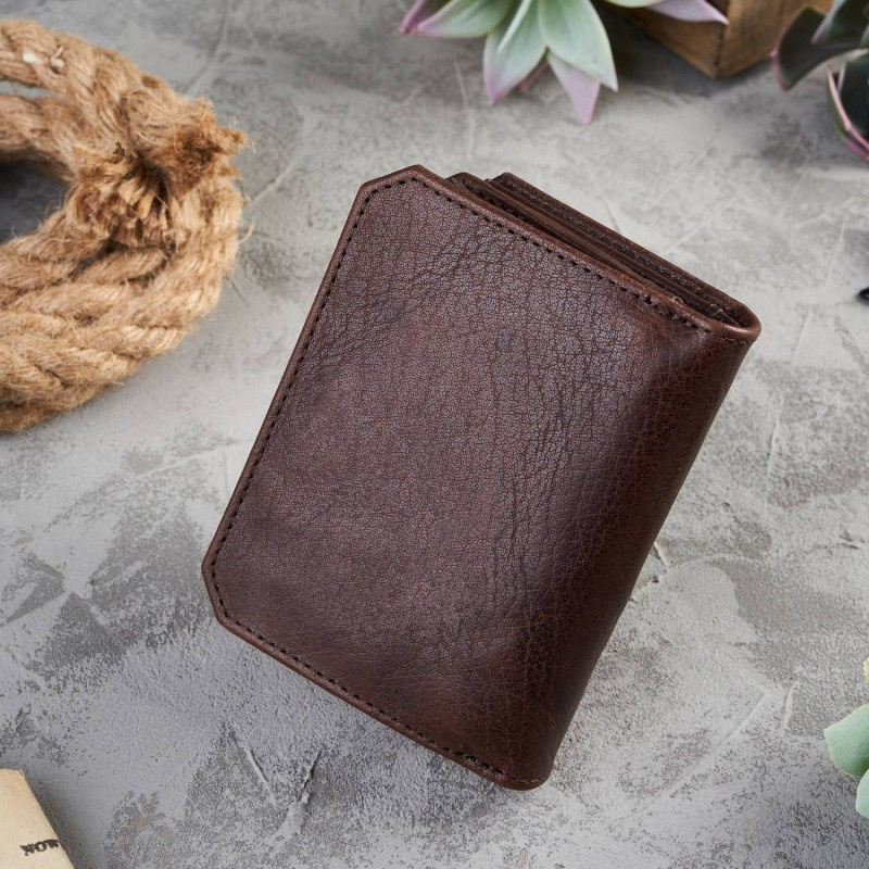 Kožená dámska hnedá peňaženka Paolo Peruzzi "FREYA"