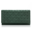Kožená dámska zelená peňaženka ADENNA