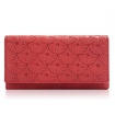 Kožená dámska červená peňaženka ADENNA