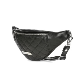 Kožená dámska čierna crossbody kabelka Beltimore "AGALIA"