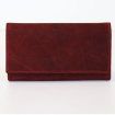 Kožená dámska červená peňaženka BECCA