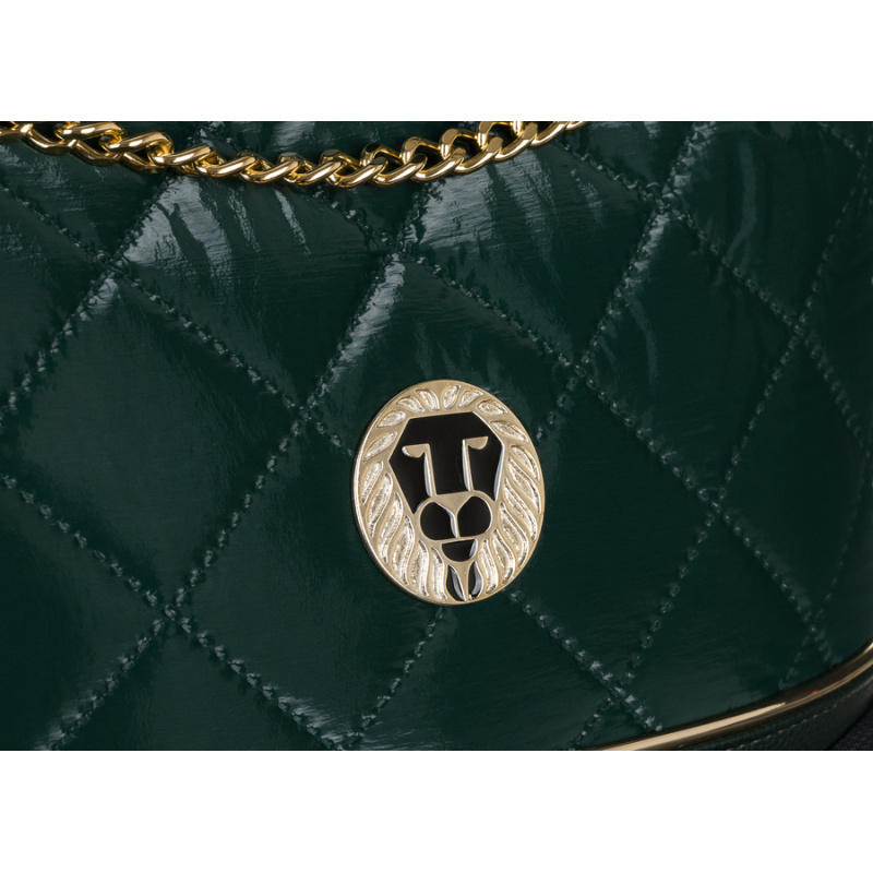 Dámska zelená kabelka na rameno AMADIS