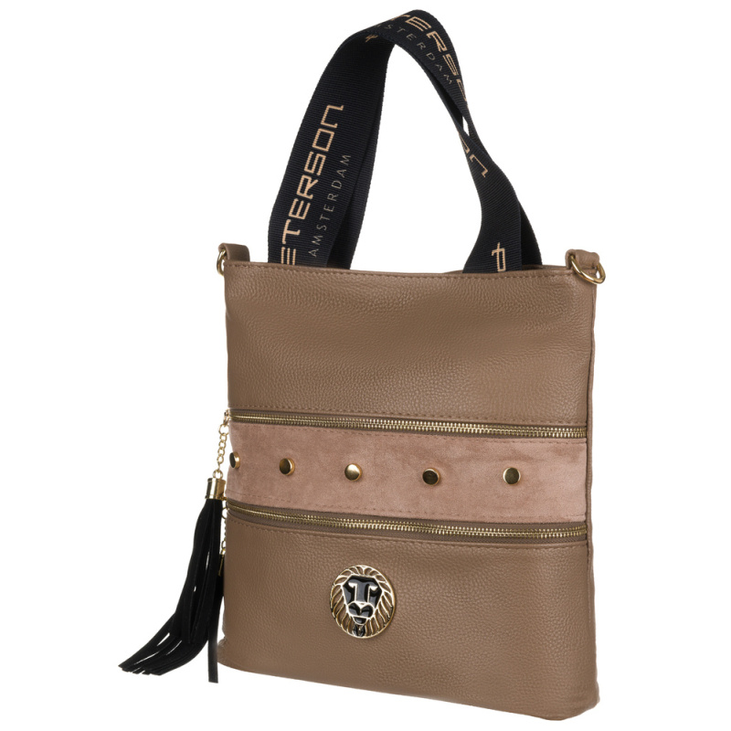 Dámska béžová kabelka DOLORES