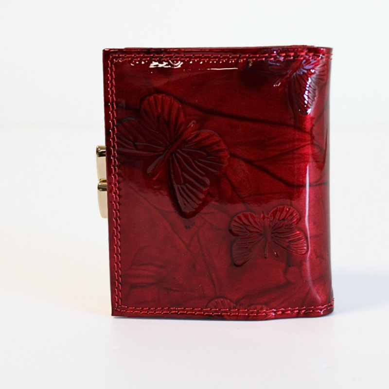 Dámska kožená červená peňaženka ADITA