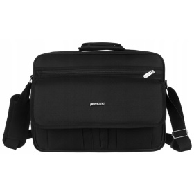 Pánska čierna taška na rameno, cez telo (crossbody), cez plece