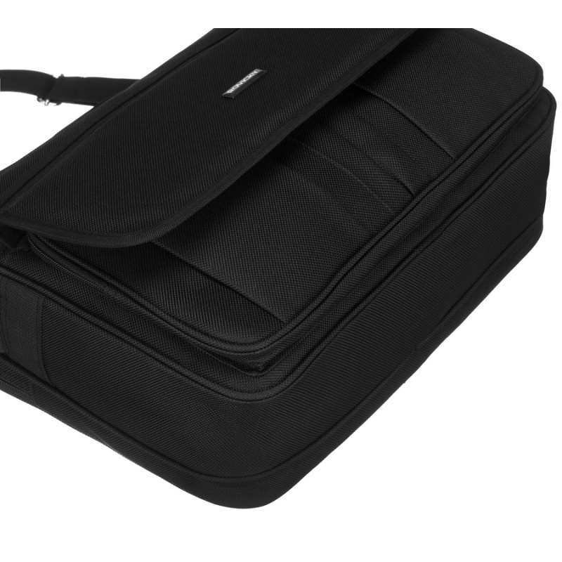 Pánska čierna taška na rameno AMADEO