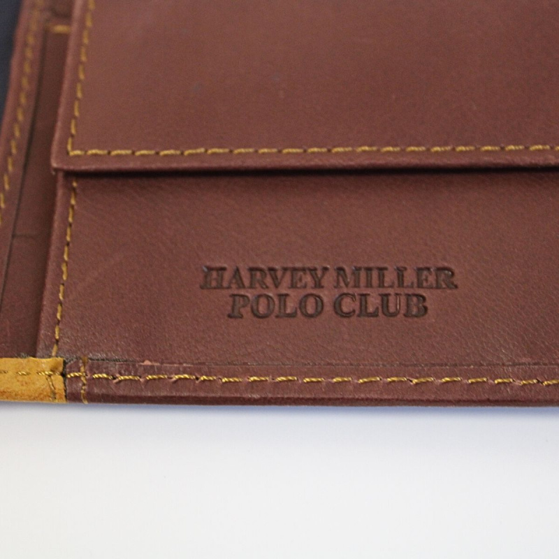 Kožená peňaženka Harvey Miller - hnedá