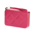 Dámska fuksiová prešívaná peňaženka na zips