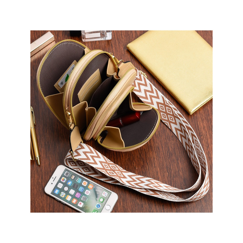 Dámska béžová kabelka ADONIA