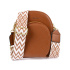 Dámska crossbody hnedá kabelka
