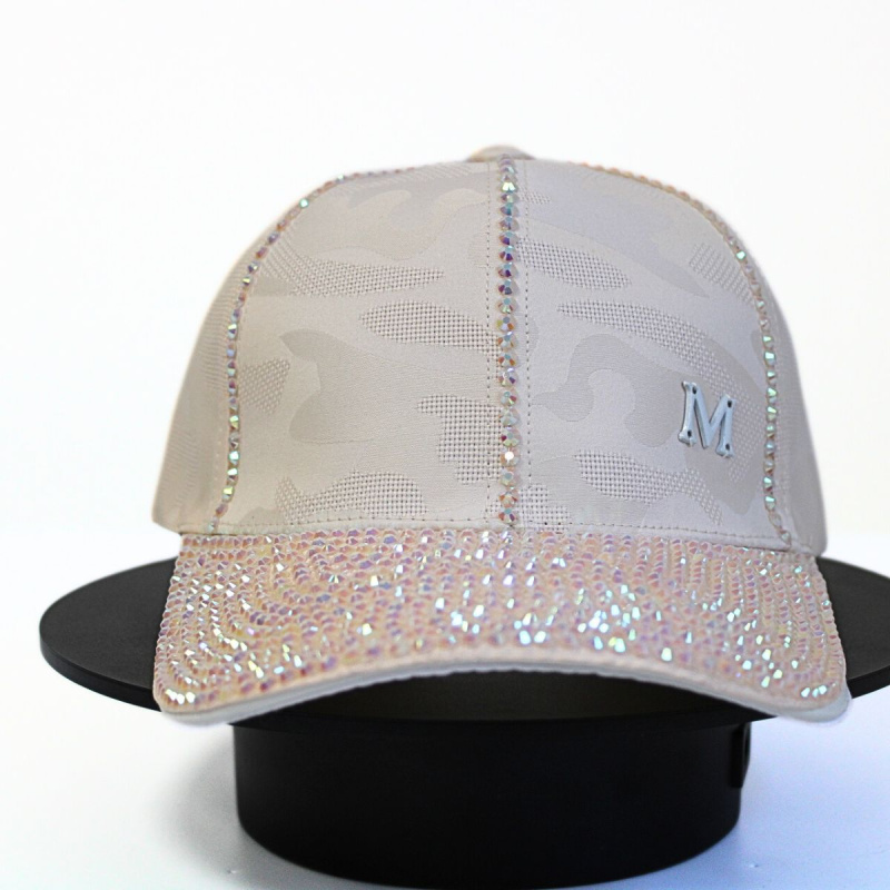 Dámska ružová vzorovaná šiltovka s ozdobnými prvkami VERSOLI STYLE