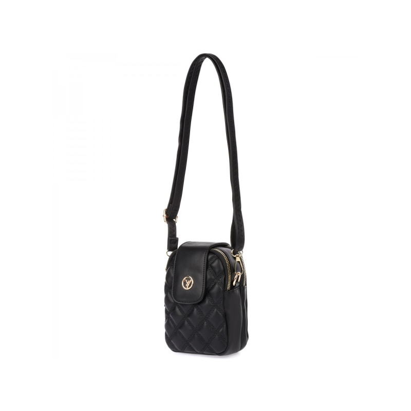 Dámska čierna kabelka na mobil AMARA