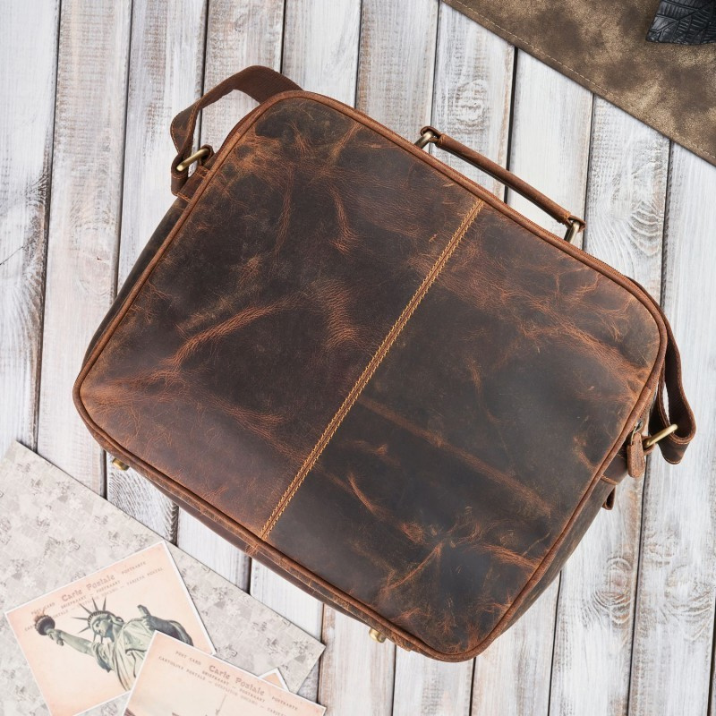 Pánska hnedá taška na rameno BARKER