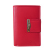 Dámska kožená červená peňaženka DELORA