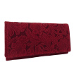 Dámska kožená červená peňaženka DEBRA