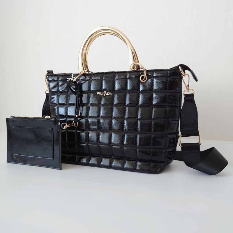 Dámska čierna kabelka do ruky DAMITA