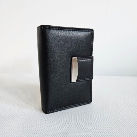 Dámska kožená čierna peňaženka DELLA