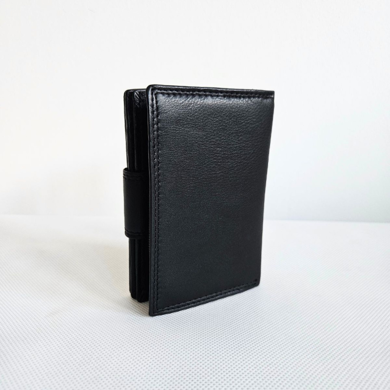 Dámska kožená čierna peňaženka DELLA