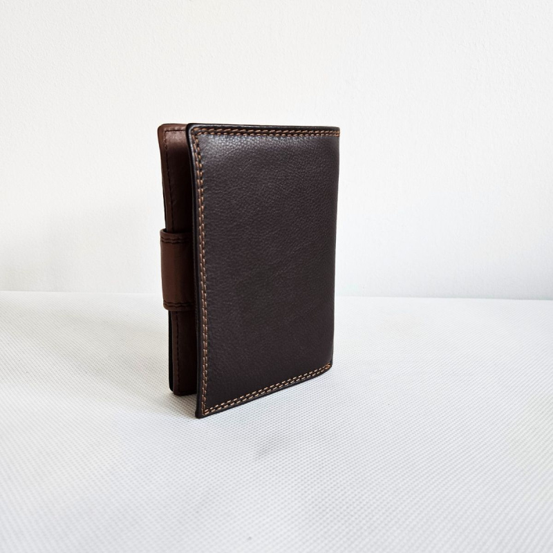 Dámska kožená hnedá peňaženka DELTA