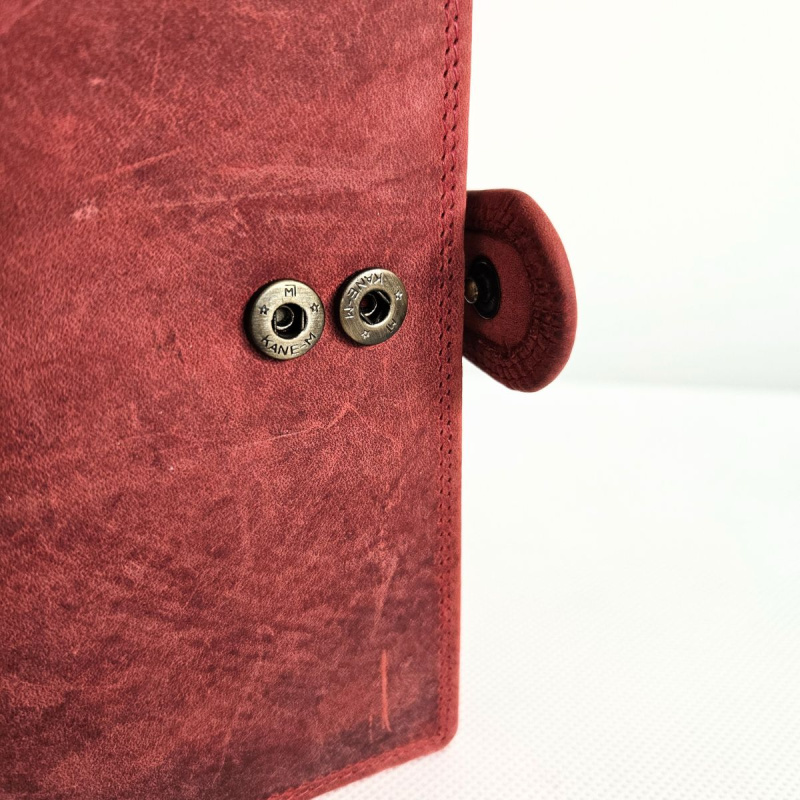 Dámska kožená červená peňaženka KENDRA