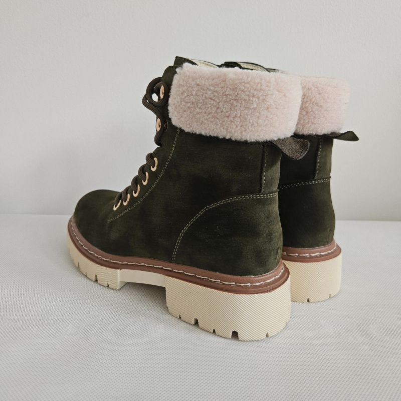 Zelené dámske workery TINA