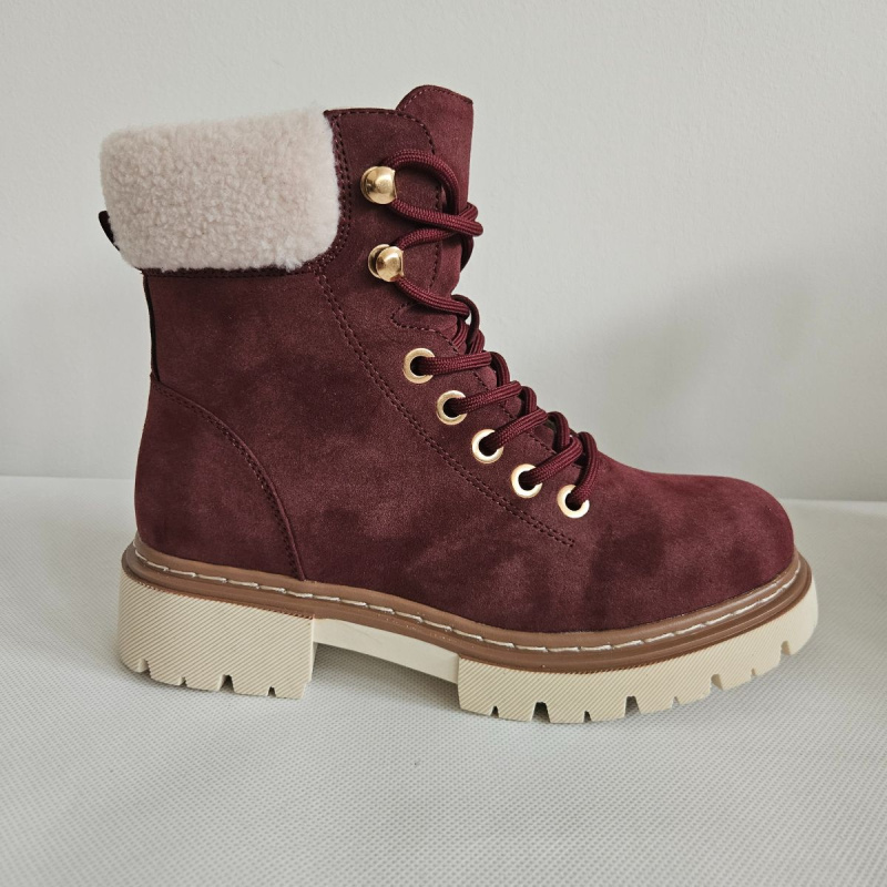 Bordové dámske workery TINA