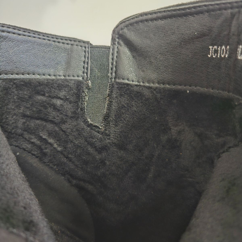 Čierne dámske čižmy na opätku KATTY