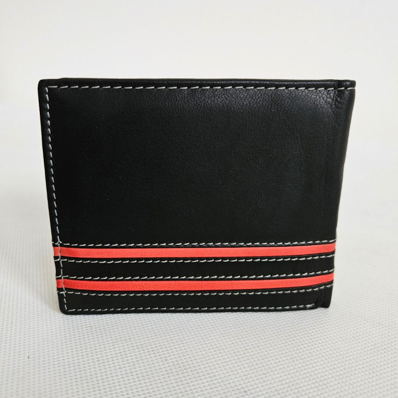 Pánska kožená čierna peňaženka BOGART