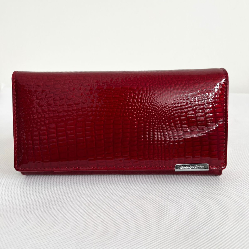 Dámska červená kožená peňaženka TRIXIE