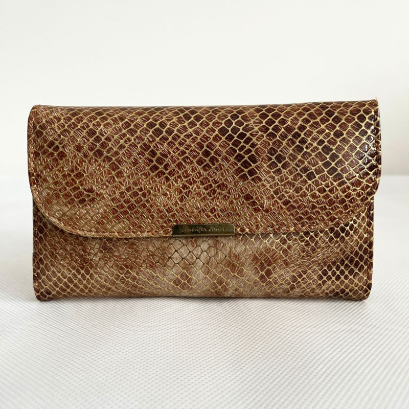 Dámska kožená zlatá peňaženka DAMARA