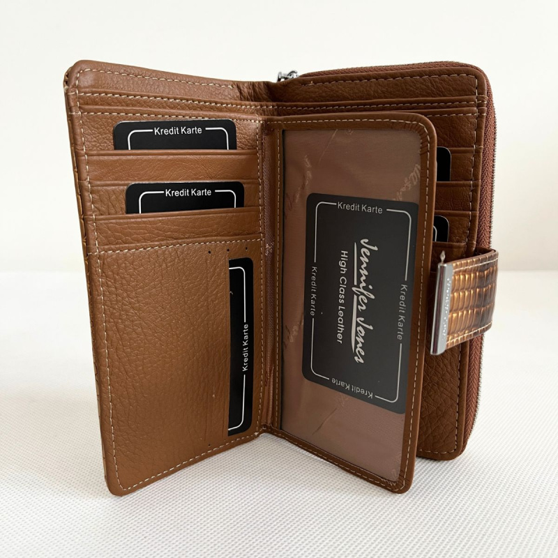 Dámska kožená zlatá peňaženka DOROTA