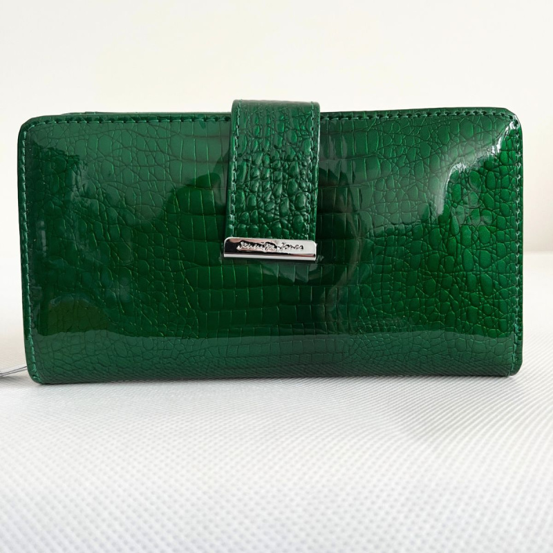 Dámska kožená zelená peňaženka DOROTA