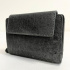 Kožená dámska sivočierna peňaženka PRISMA