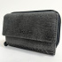 Kožená dámska sivočierna peňaženka SISSY