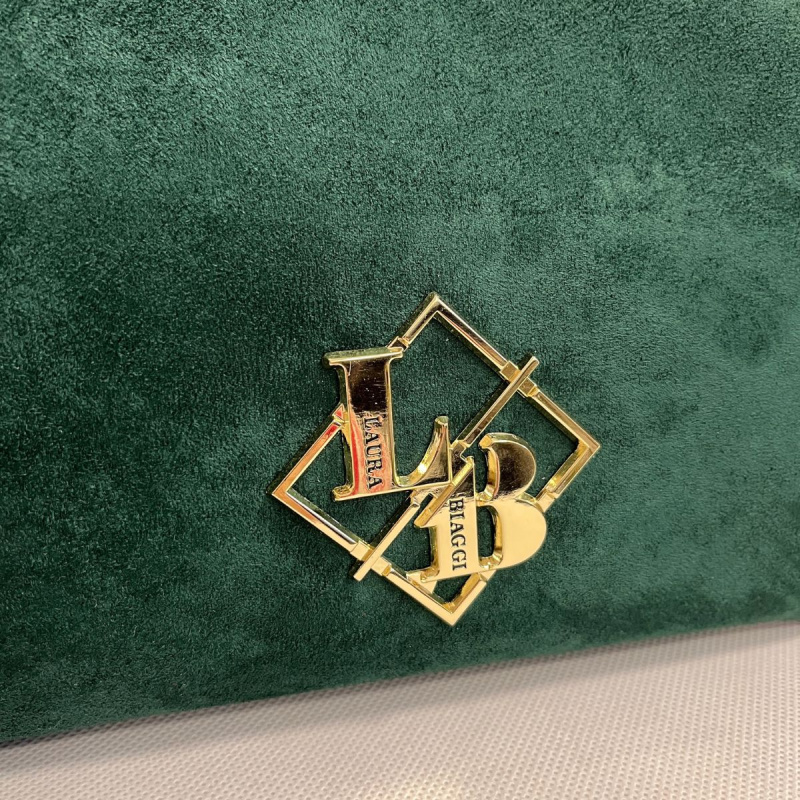 Dámska tmavozelená kabelka ALESSANDRA