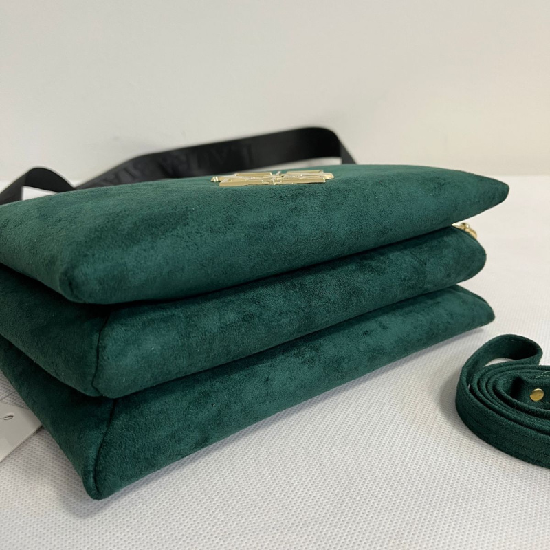 Dámska tmavozelená kabelka ALESSANDRA