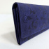 Dámska kožená modrá peňaženka LENORA
