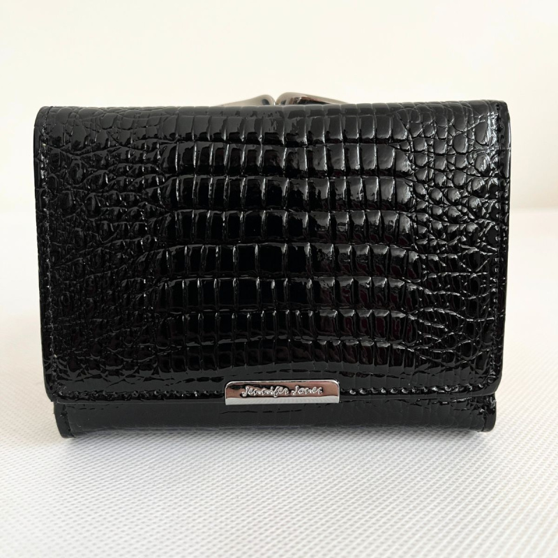 Dámska kožená čierna peňaženka SIMA