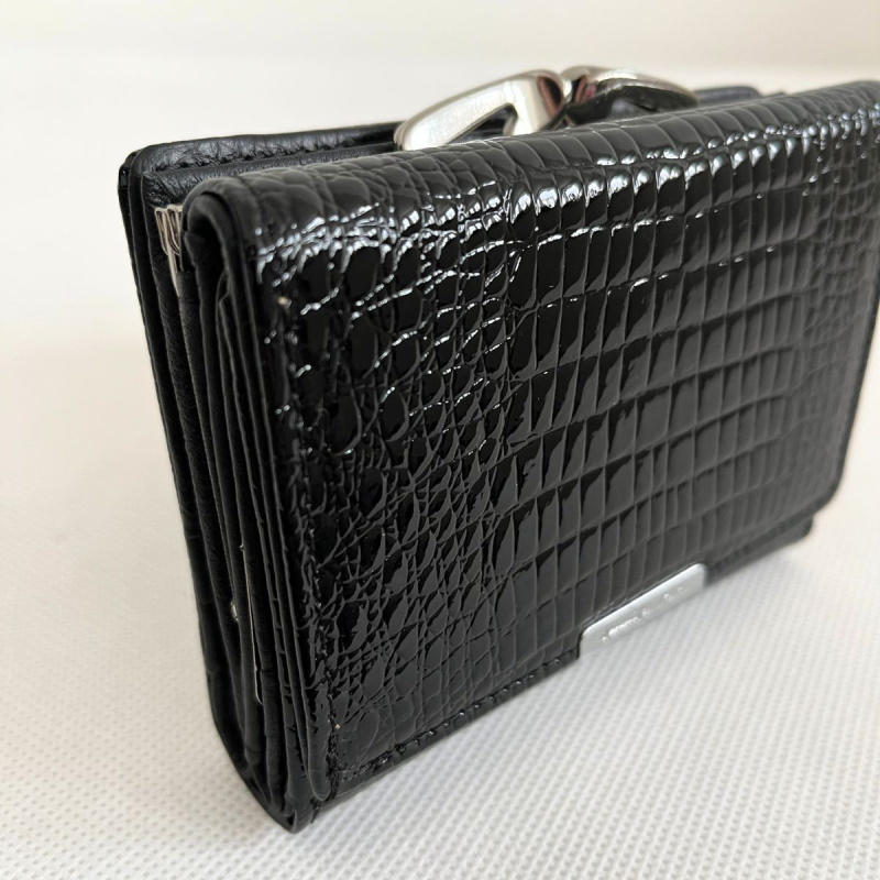 Dámska kožená čierna peňaženka SIMA